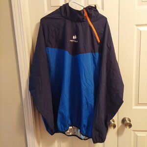 HOTSUIT Sauna Lightweight Jacket Workout Men's Sz 5 XL Blue EUC
